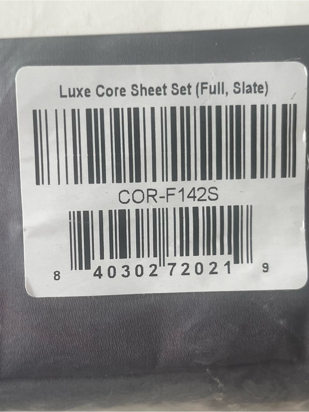 Brooklinen Luxe Sateen Core Sheet Set in Slate Color - Picture 2 of 5